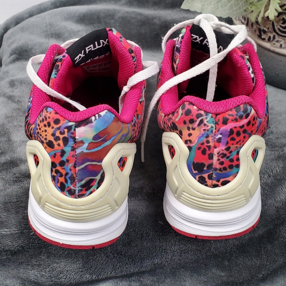 Adidas ZX Flux Torcion Pink multicolor Size 6 - Picture 4 of 13